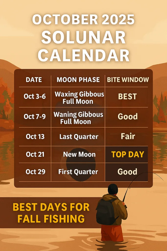 Best Fall Fishing Days in Canada 2025”