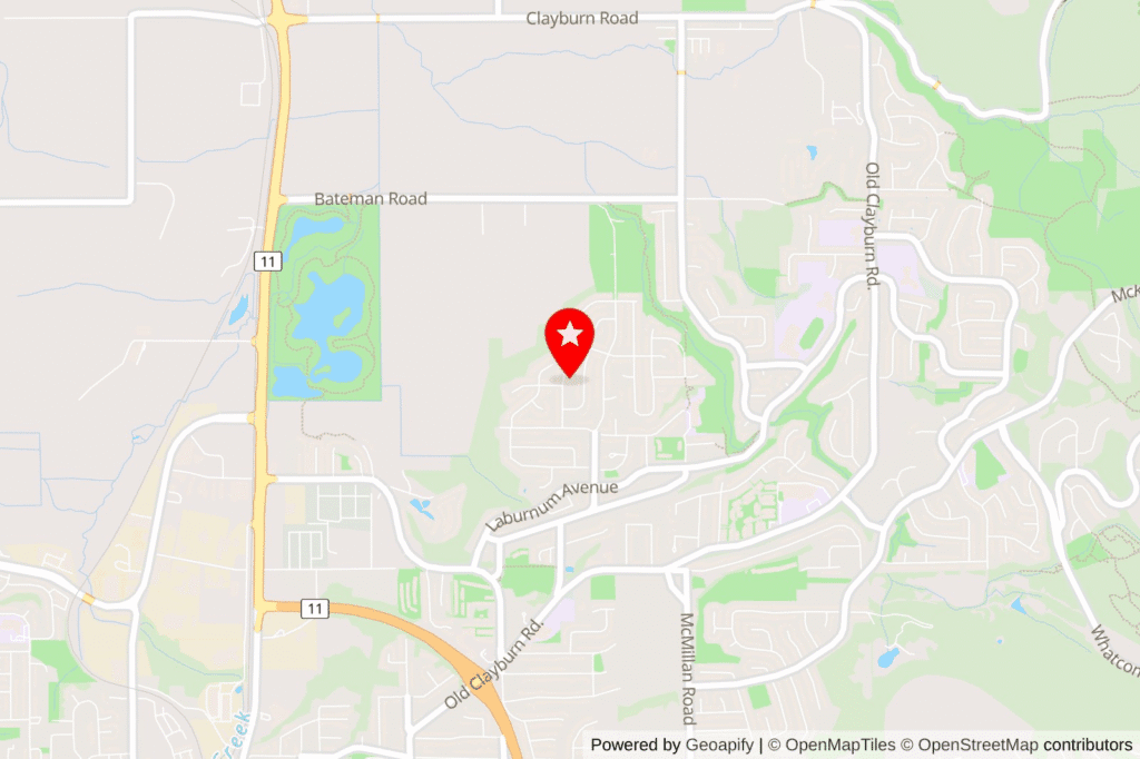 map to Fraser Fishing