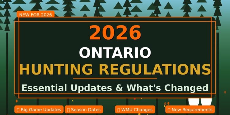 2026 Ontario Hunting Regulations: Essential Updates and What’s Changed